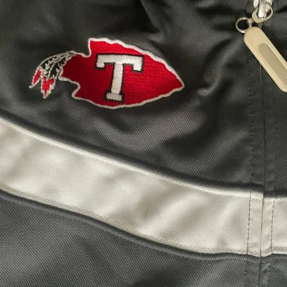 MeAir Jordan Sweater Dark Gray and White Track Jacket - Picture 5 of 11